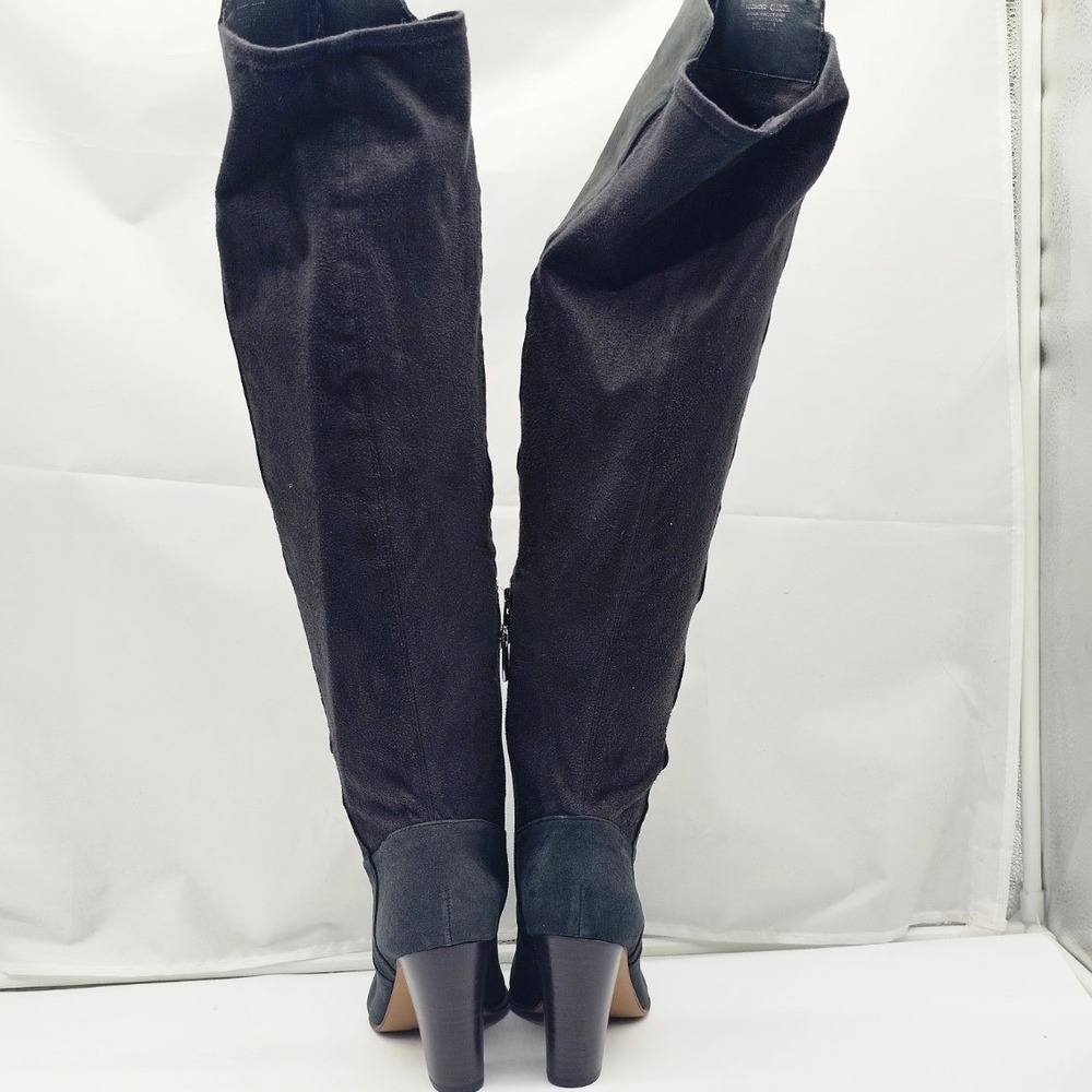 Vince Camuto Demerri Boots Womens 8M Green Over The Knee Block Heel - Picture 11 of 14